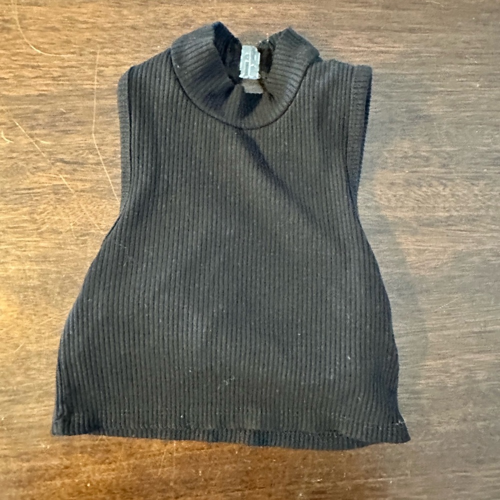 Tiger Friday Authentic Crop Black